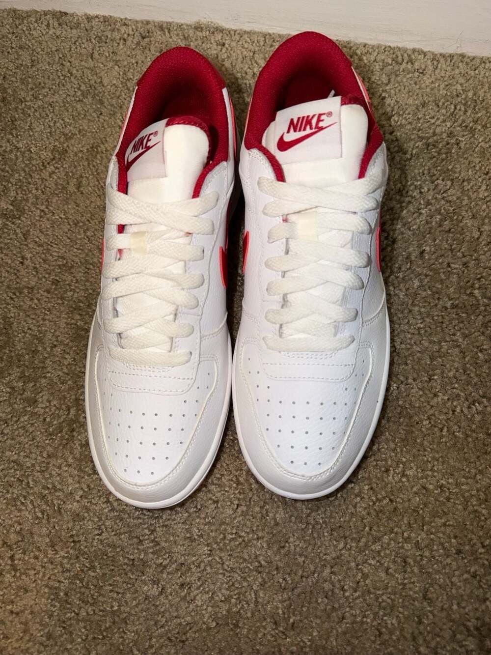 Nike Big Low Sneakers White/Gym Red